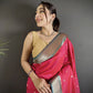 Soft Silk Saree with Rich Zari Border and Woven Pallu