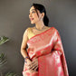 Soft Silk Saree with Rich Zari Border and Woven Pallu