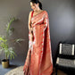 Soft Silk Saree with Rich Zari Border and Woven Pallu