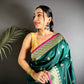 Soft Silk Saree with Rich Zari Border and Woven Pallu