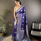 Soft Silk Saree with Rich Zari Border and Woven Pallu