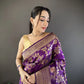 Soft Silk Saree with Rich Zari Border and Woven Pallu