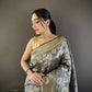 Soft Silk Saree with Rich Zari Border and Woven Pallu