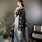 Soft Silk Saree with Rich Zari Border and Woven Pallu