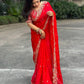 Space Silk Zari Embroidered Saree
