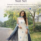 Spaghetti Style Khadi Cotton Embroidered Suit with Leheriya Kota Doria Dupatta – Summer Festive Wear