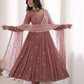 Star Sequin Embroidered Anarkali Set