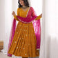 Star Sequin Embroidered Anarkali Set