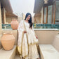 Striped Gold Trim Sharara