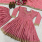 Striped Gold Trim Sharara