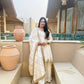 Striped Gold Trim Sharara