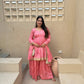 Striped Gold Trim Sharara