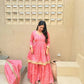 Striped Gold Trim Sharara
