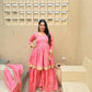 Striped Gold Trim Sharara