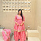 Striped Gold Trim Sharara