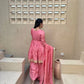 Striped Gold Trim Sharara