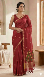 Summer Jamdani Weave Saree for Festive, Traditional and Day Wear