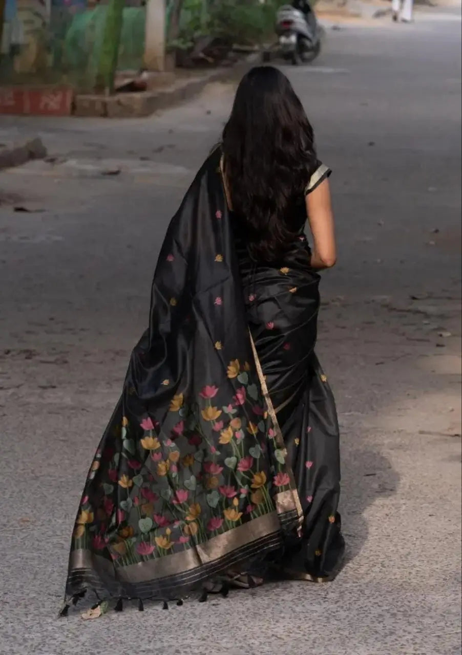 Summer Jamdani Weave Saree for Festive, Traditional and Day Wear