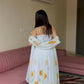 Sunflower Bloom Organza Lehenga Set for Festive and Haldi Functions