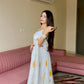 Sunflower Bloom Organza Lehenga Set for Festive and Haldi Functions