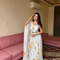 Sunflower Bloom Organza Lehenga Set for Festive and Haldi Functions