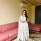 Sunflower Bloom Organza Lehenga Set for Festive and Haldi Functions