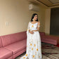 Sunflower Bloom Organza Lehenga Set for Festive and Haldi Functions