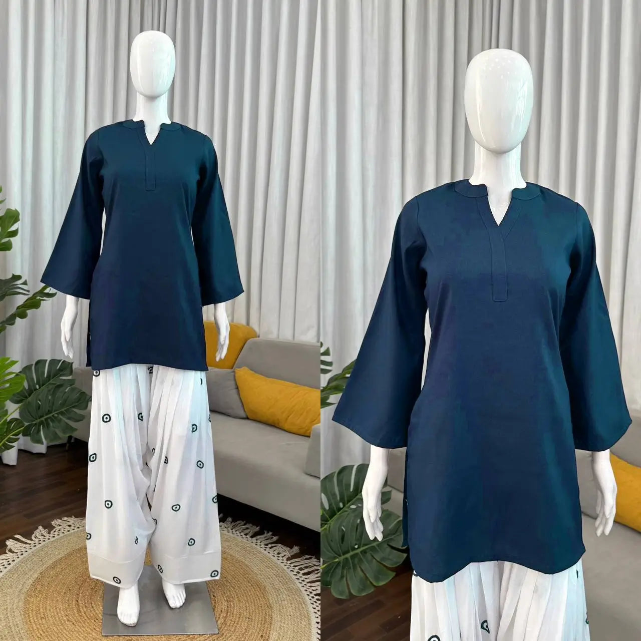 Sunflower Farshi Rayon Suit Set