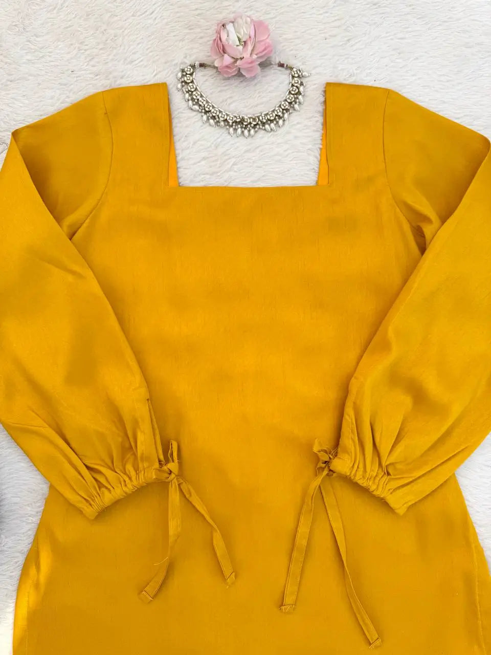 Sunflower Farshi Rayon Suit Set