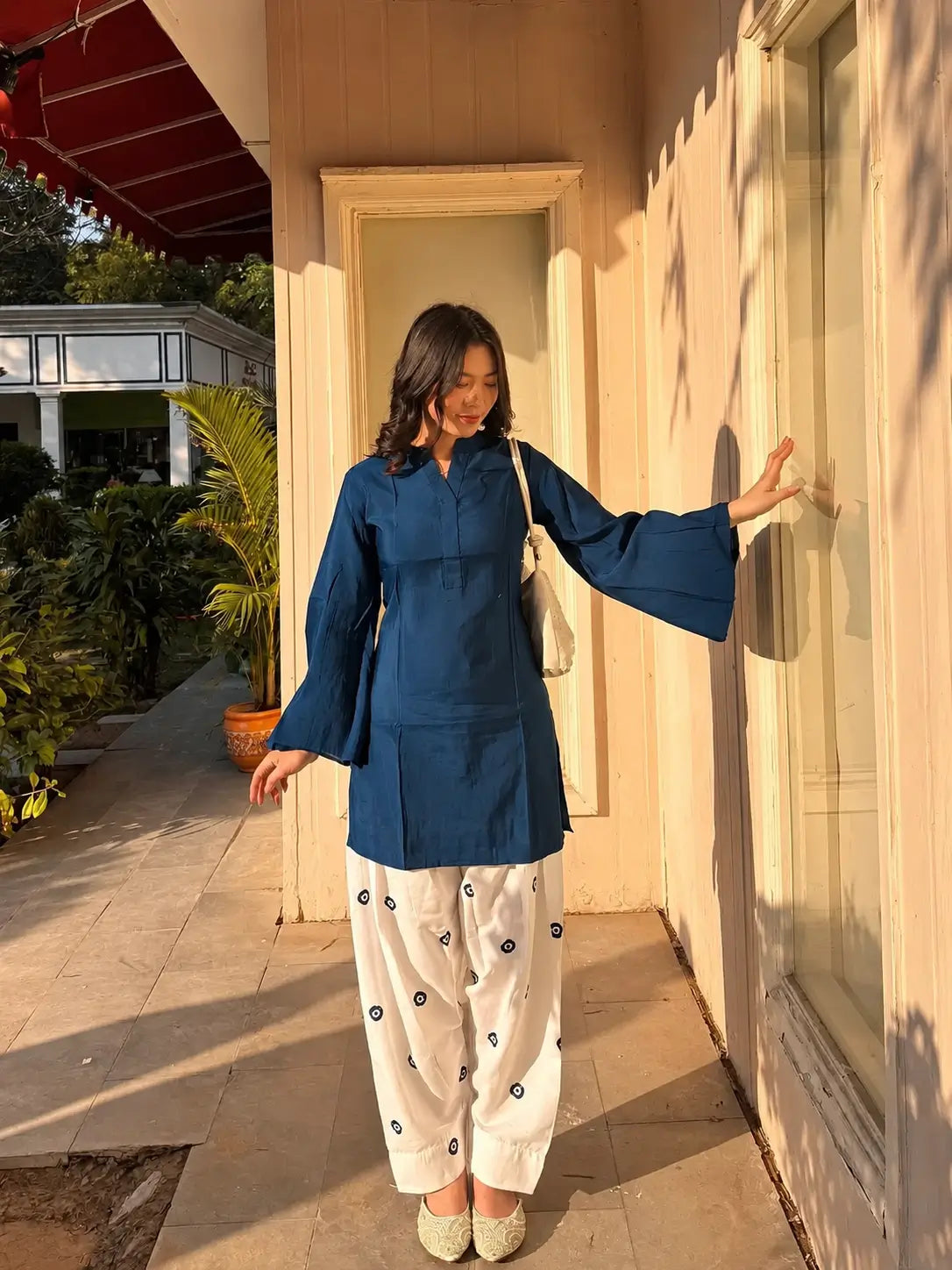 Sunflower Farshi Rayon Suit Set