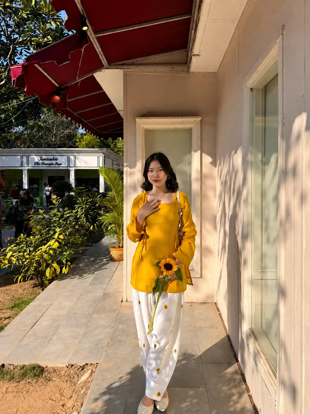 Sunflower Farshi Rayon Suit Set