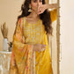 Sunlit Elegance Sharara Suit Set for Festive and Wedding Wear