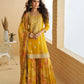 Sunlit Elegance Sharara Suit Set for Festive and Wedding Wear