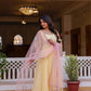 Sunlit Grace Roman Cotton Kurta Pant Dupatta Set for Festive and Family Occasions