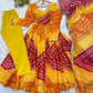 Sunset Bandhani Print Anarkali Gown