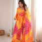 Sunset Bandhani Print Anarkali Gown