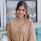 Super Silk Embroidered Kurti Sharara Set