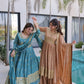 Super Silk Embroidered Kurti Sharara Set
