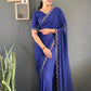 Swarovski Floral Georgette Saree