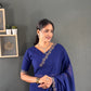 Swarovski Floral Georgette Saree