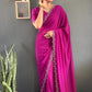 Swarovski Floral Georgette Saree