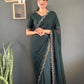 Swarovski Floral Georgette Saree