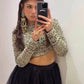 Tabby Organza Lehenga Set with Thread and Sequence Work