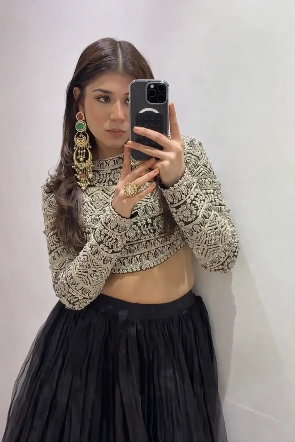 Tabby Organza Lehenga Set with Thread and Sequence Work for partys