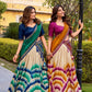 Tasar Silk Tie-Dye Printed Lehenga Choli Set with Dupatta – Festive Wear