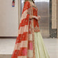 Teal Fandy Silk Embroidered Sequin Top with Crepe Silk Flared Lehenga & Printed Organza Dupatta | Wedding Festive Wear