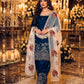 Teal Farshi Palazzo Suit Set