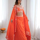 Teal French Crepe Western Dhoti Set for Festive and Party Wear