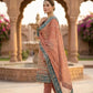 Teal Georgette Kurta Pant Set with Dupatta
