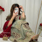 Teal Georgette Kurta Pant Set with Dupatta